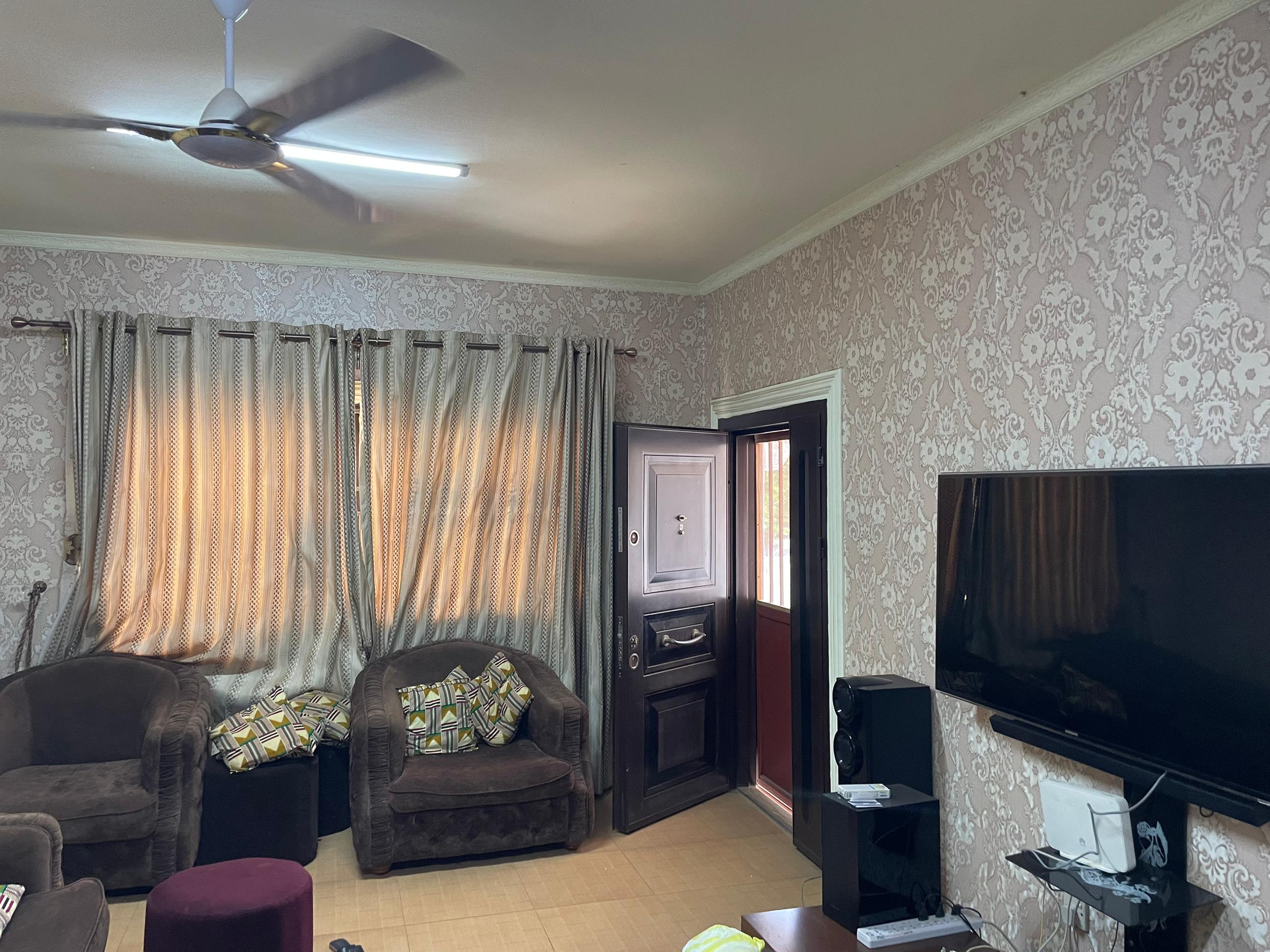Fully Furnished Three (3) Bedroom House For Rent in a Gated Community at Tema Cummunity 25