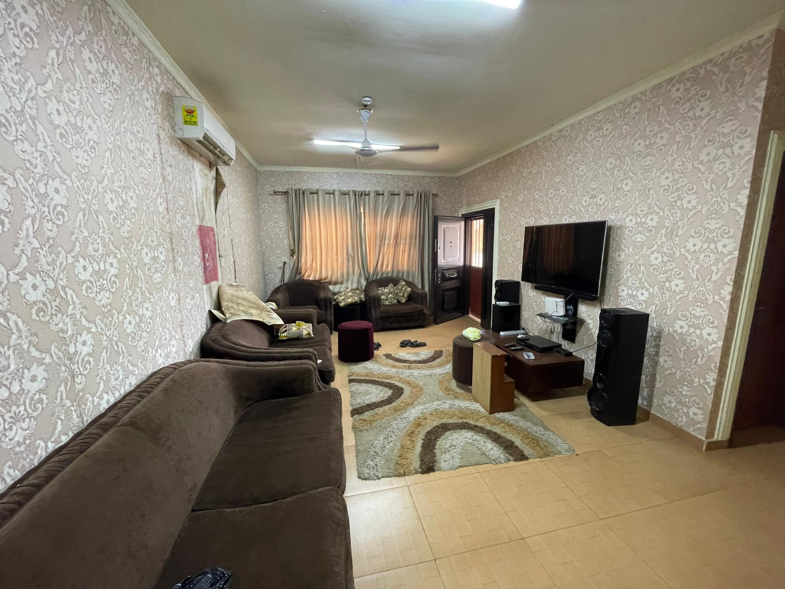 Fully Furnished Three (3) Bedroom House For Rent in a Gated Community at Tema Cummunity 25