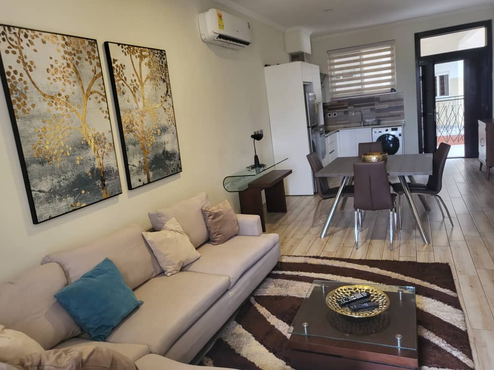 FURNISHED 2 BEDROOM APARTMENT AT CANTONMENTS FOR RENT
