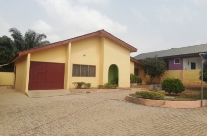 Furnished 4 Bedrooms House With 2 Bedroom Boys Quarters for Rent At Kokrobite