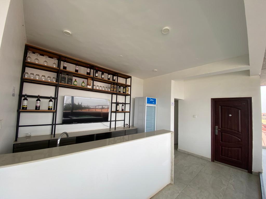 Furnished One 1-Bedroom Penthouse Apartment for Rent at Spintex