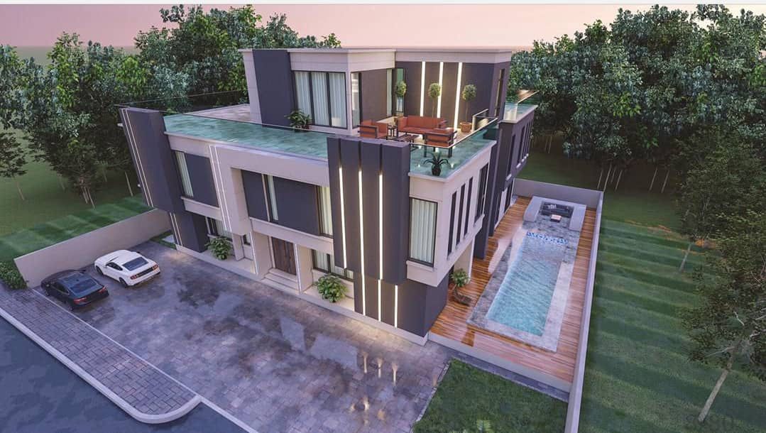 Uncompleted Five (5) Bedroom House with a Penthouse For Sale at Kasoa American Down