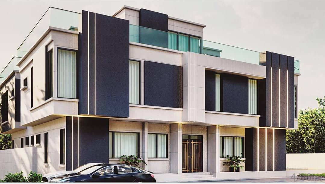 Uncompleted Five (5) Bedroom House with a Penthouse For Sale at Kasoa American Down