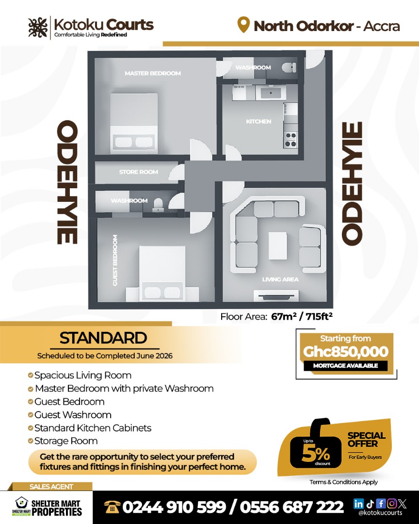 KOTOKU COURTS - NORTH ODORKOR
