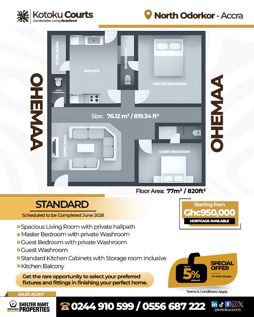 KOTOKU COURTS - NORTH ODORKOR