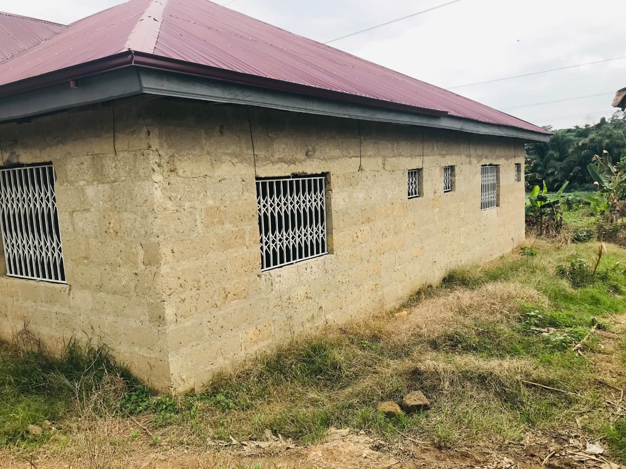 Four bedroom uncompleted house for sale at Anwiankwanta-, Kumasi-Obuasi Road