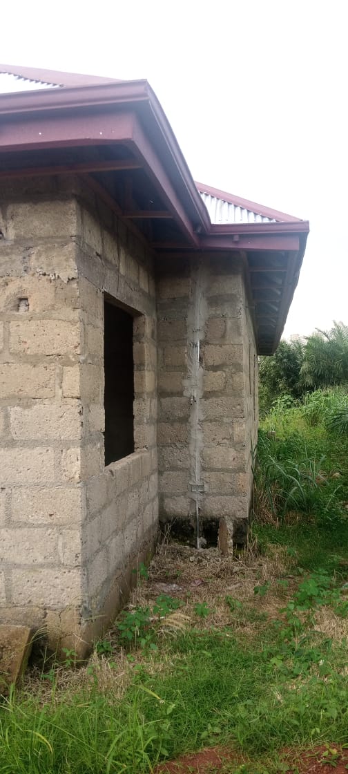Four bedroom uncompleted house for sale at Bokankye, Kumasi