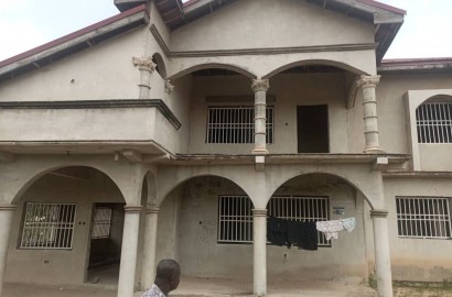 Six bedroom uncompleted house for sale at Buokurom-Kumasi