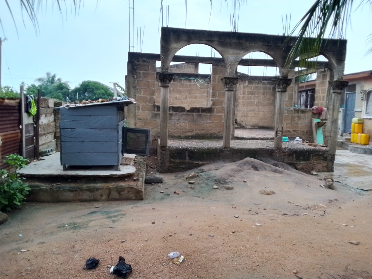 Land with Old Building For Sale at Kasoa