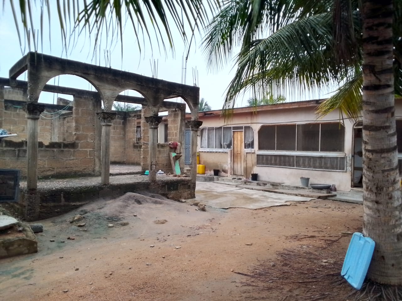 Land with Old Building For Sale at Kasoa