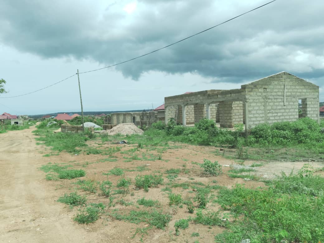 Land with House Foundation For Sale at Kasoa Millenium City