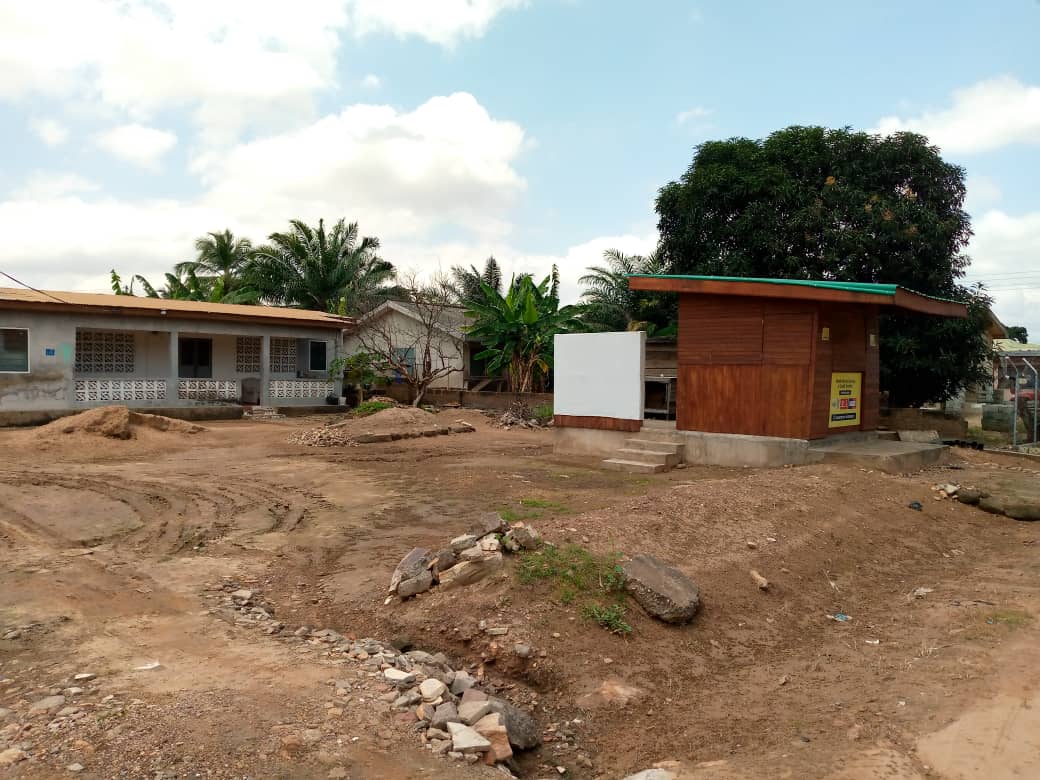 Land with a 3-bedroom Old House for Sale At Haatso