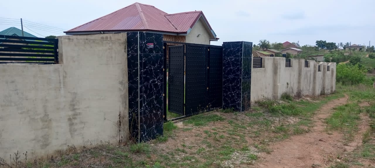 Land With Chamber and Hall Self Contain House for Sale at Kasoa