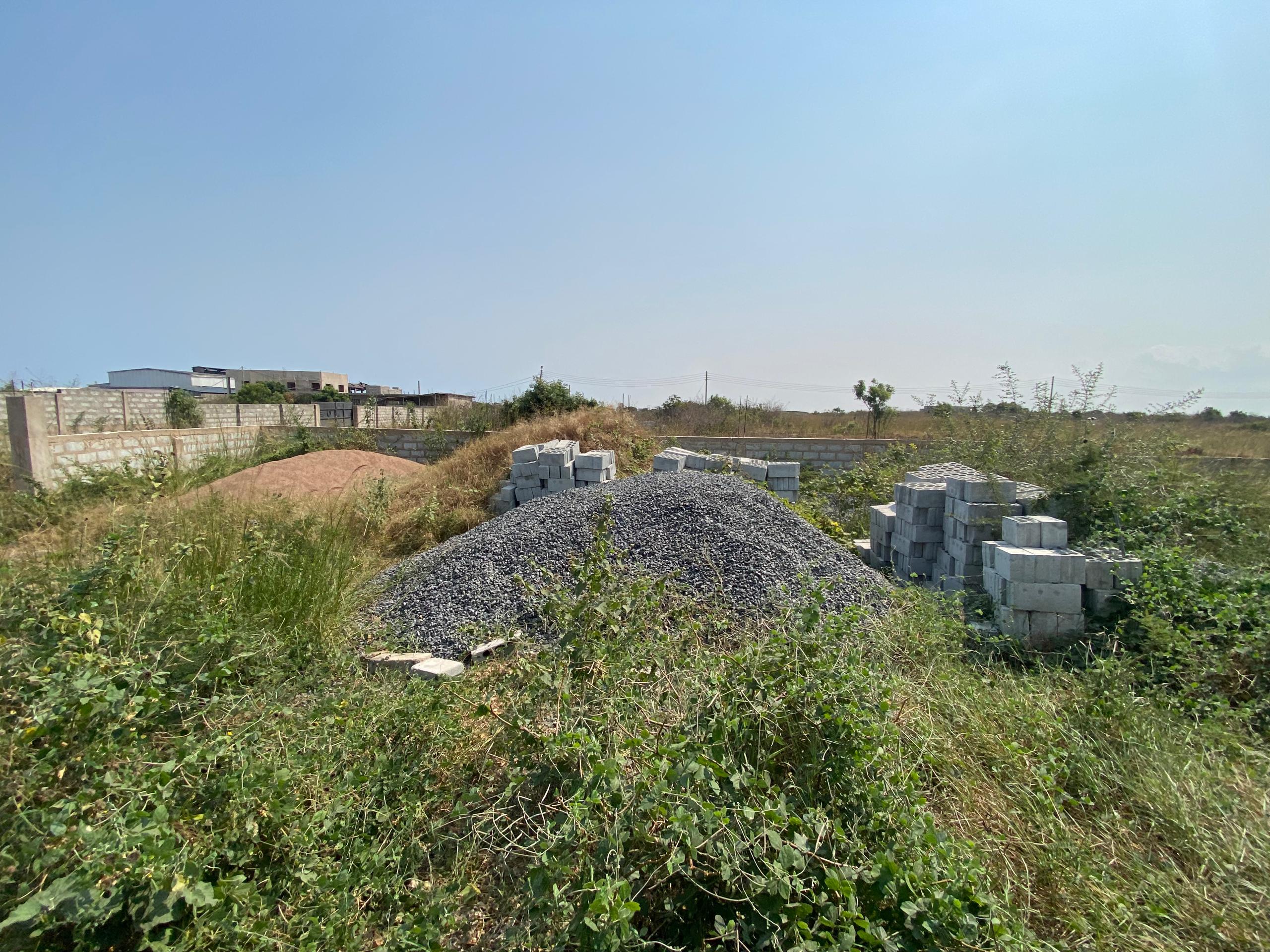 Land with Uncompleted 4 Bedroom Storey For Sale at Prampram