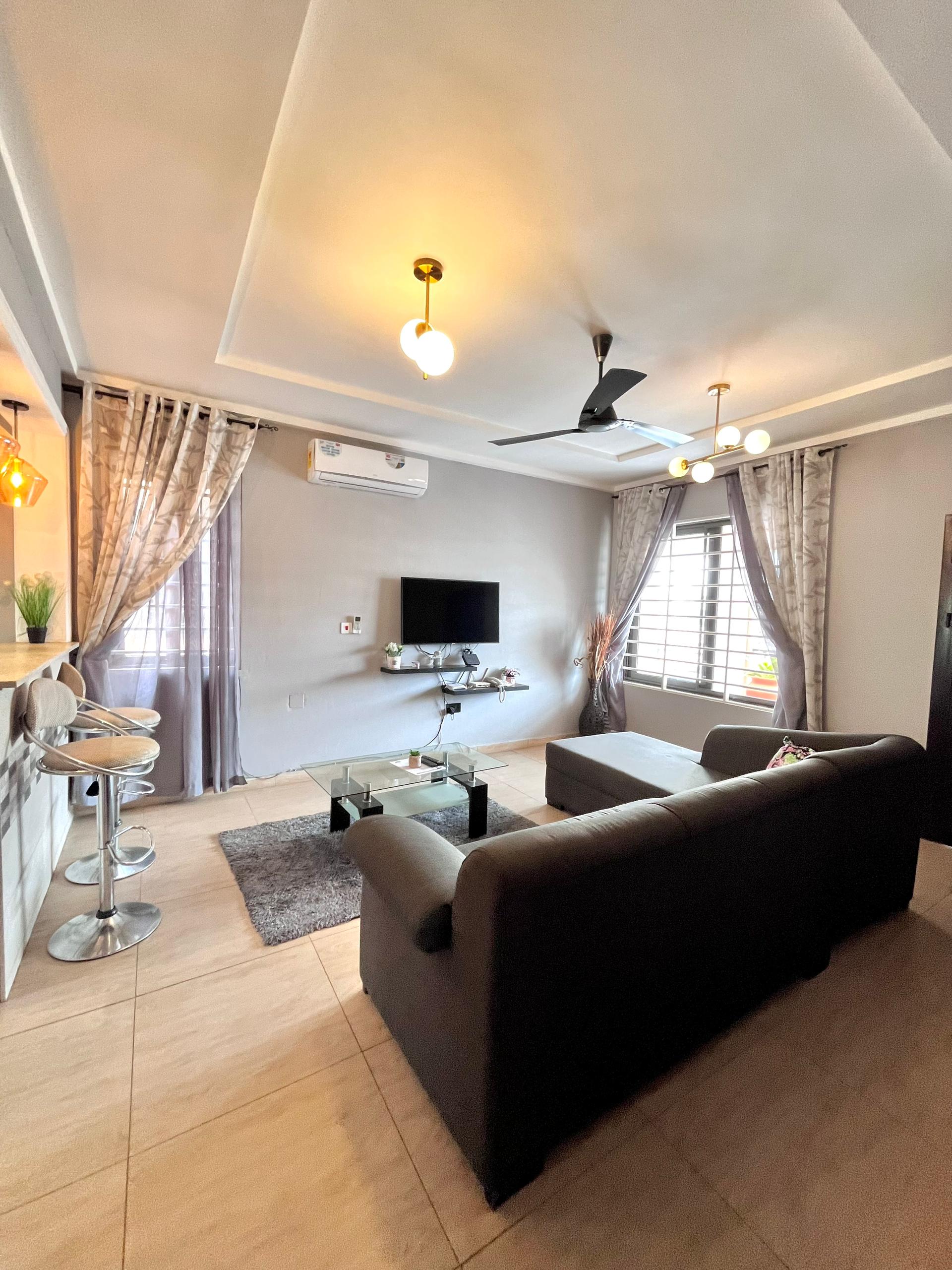 Luxury 2-Bedroom Furnished Apartment at Spintex