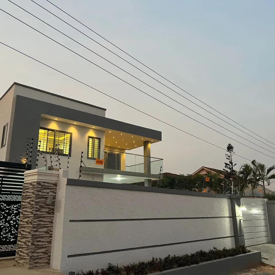 Newly Built 4-Bedroom Storey House for Sale at Pokuase