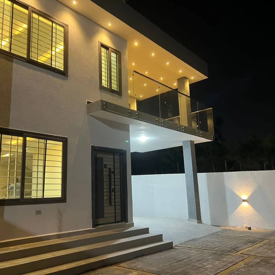 Newly Built 4-Bedroom Storey House for Sale at Pokuase