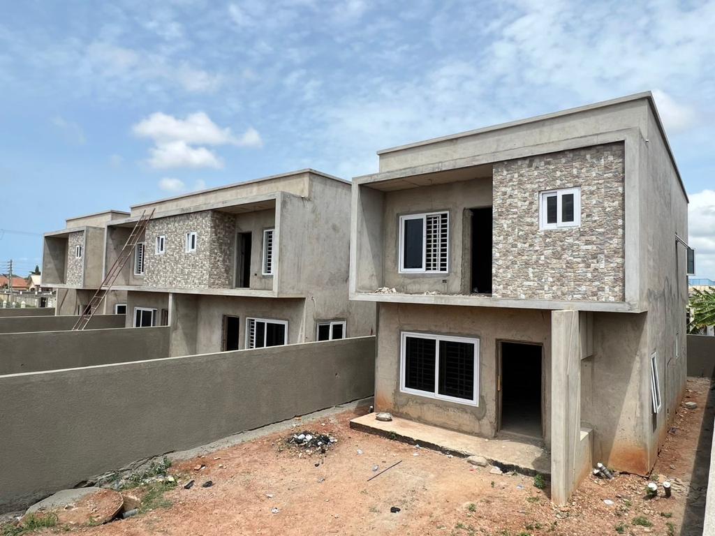 Newly Built 4-Bedroom Townhouse for Sale at Spintex
