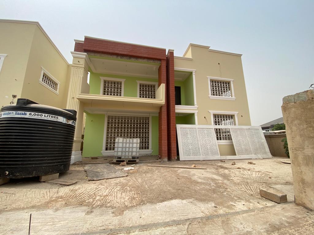 Newly Built Four 4-Bedroom House for Sale at Spintex