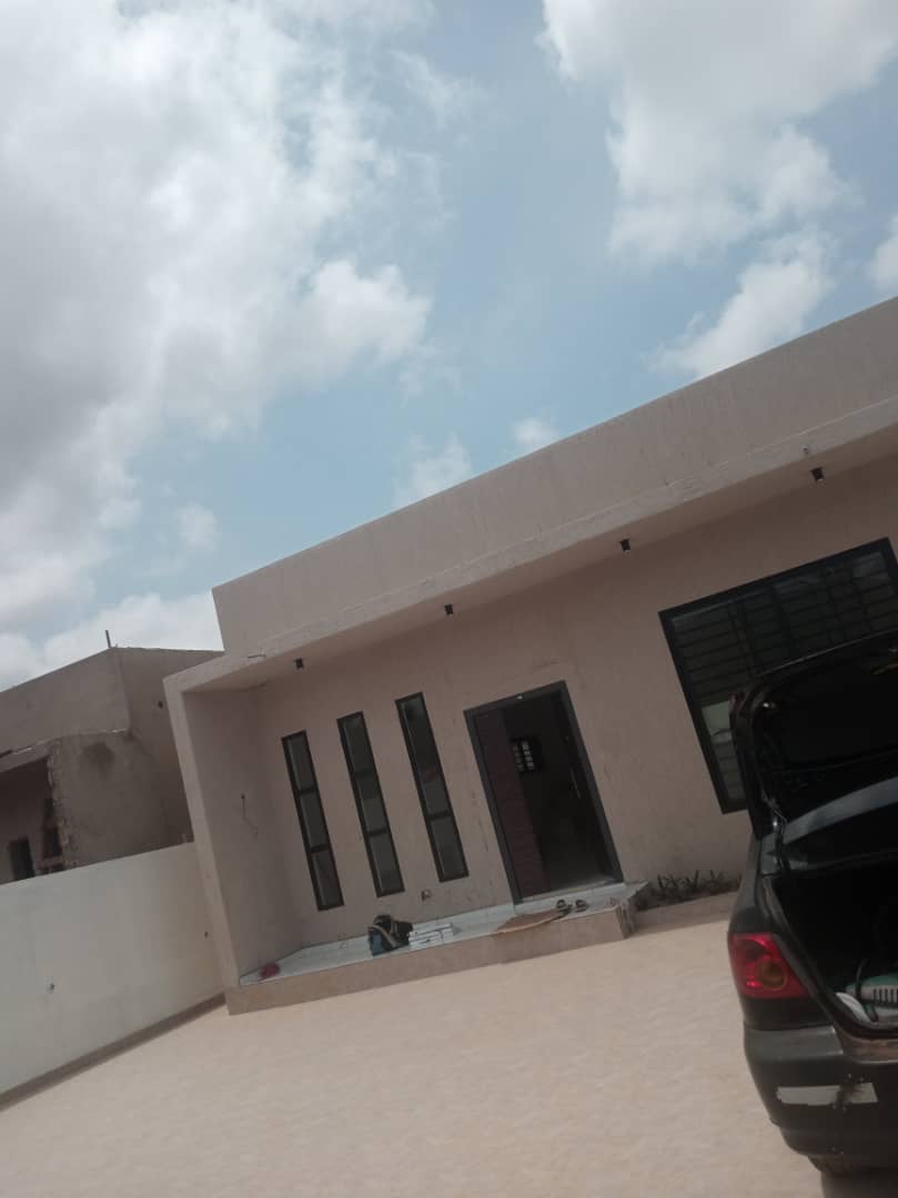 Newly Built Three 3-Bedroom House for Sale at Danfa