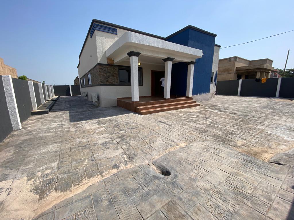 Newly Built Three 3-Bedroom Semi-furnished House for Sale at Tema Community 25