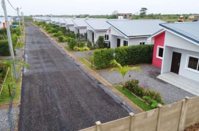 One 1-Bedroom and Two 2-Bedroom Houses for Sale at Oyibi