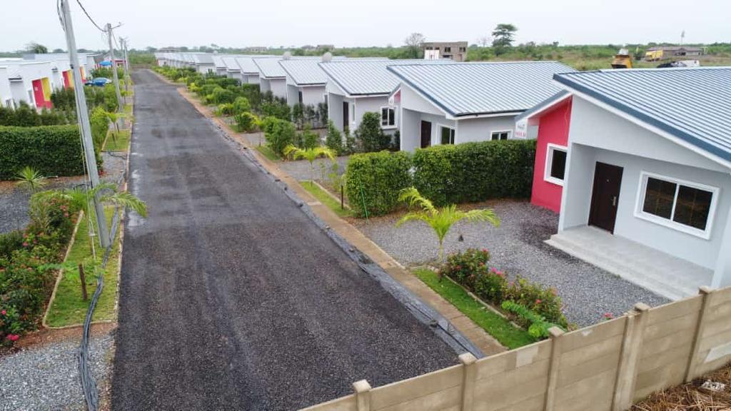 One 1-Bedroom and Two 2-Bedroom Houses for Sale at Oyibi