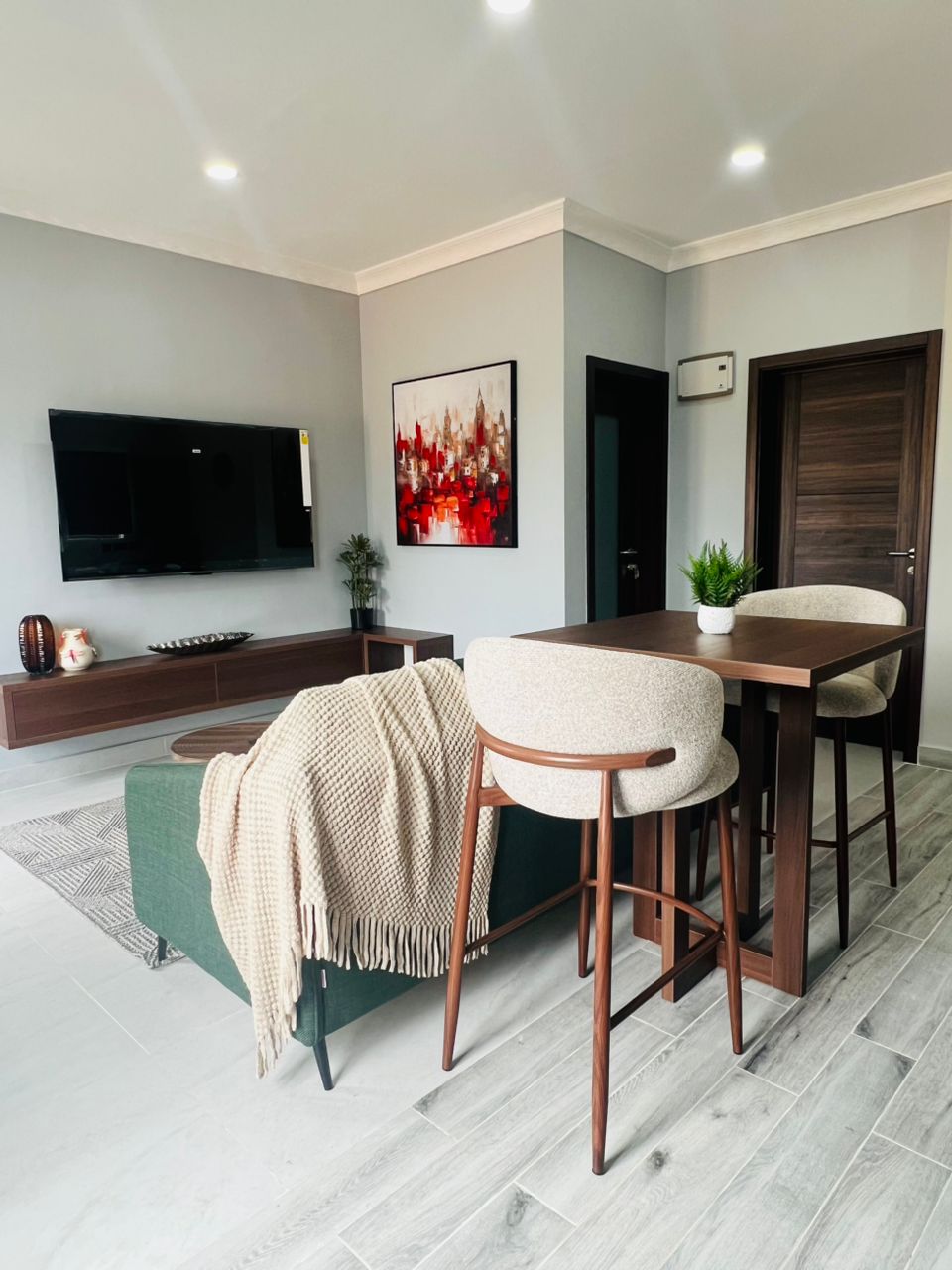 One (1) Bedroom Fully Furnished Apartment For Rent at Sakumono