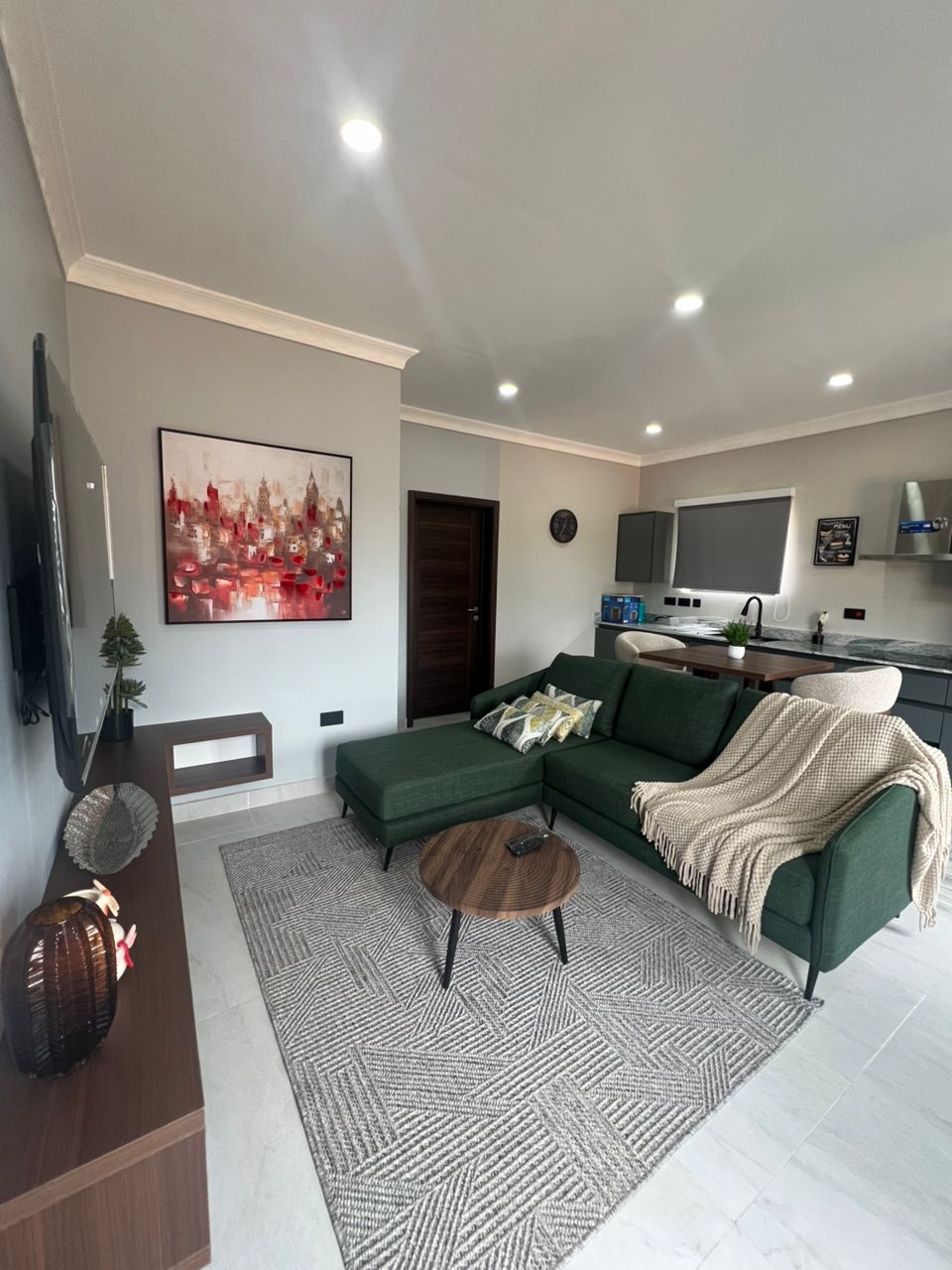 One (1) Bedroom Fully Furnished Apartment For Rent at Sakumono