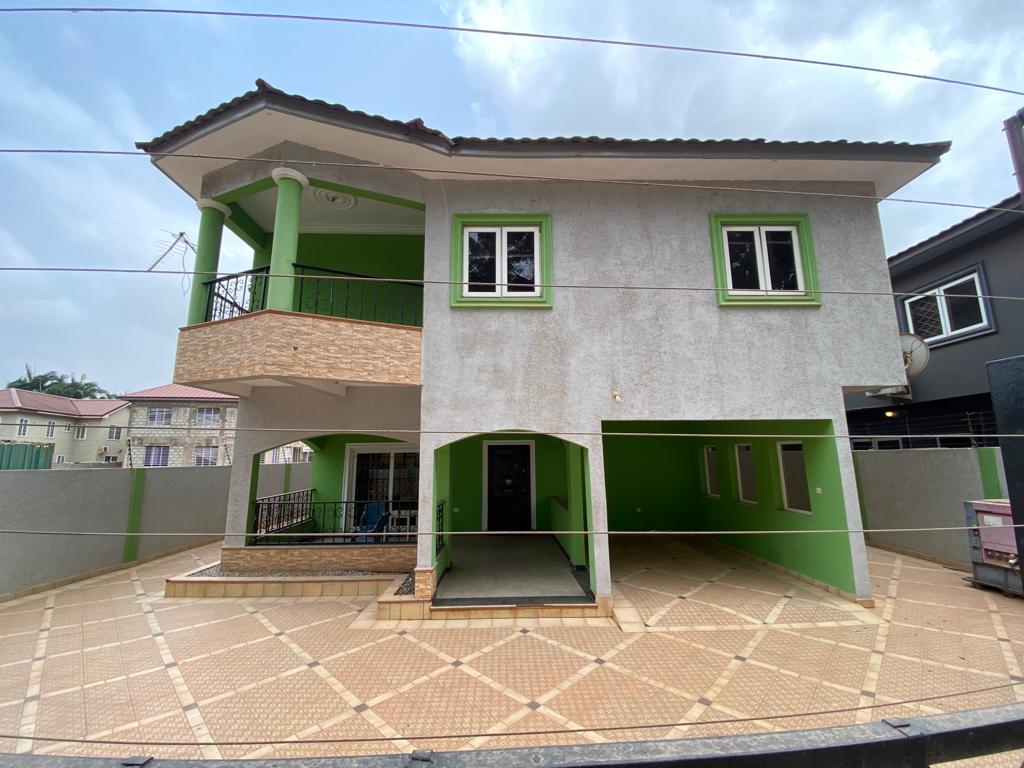 Semi-Furnished Five 5-Bedroom House for Rent at Spintex