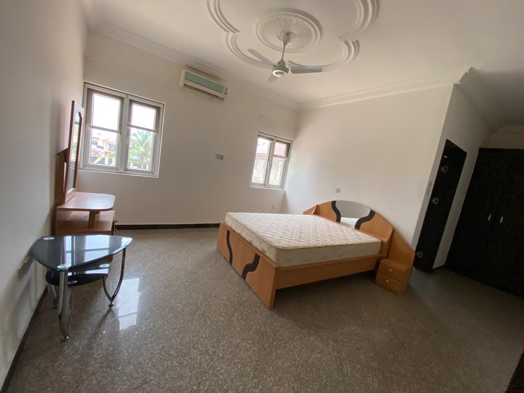 Semi-Furnished Five 5-Bedroom House for Rent at Spintex