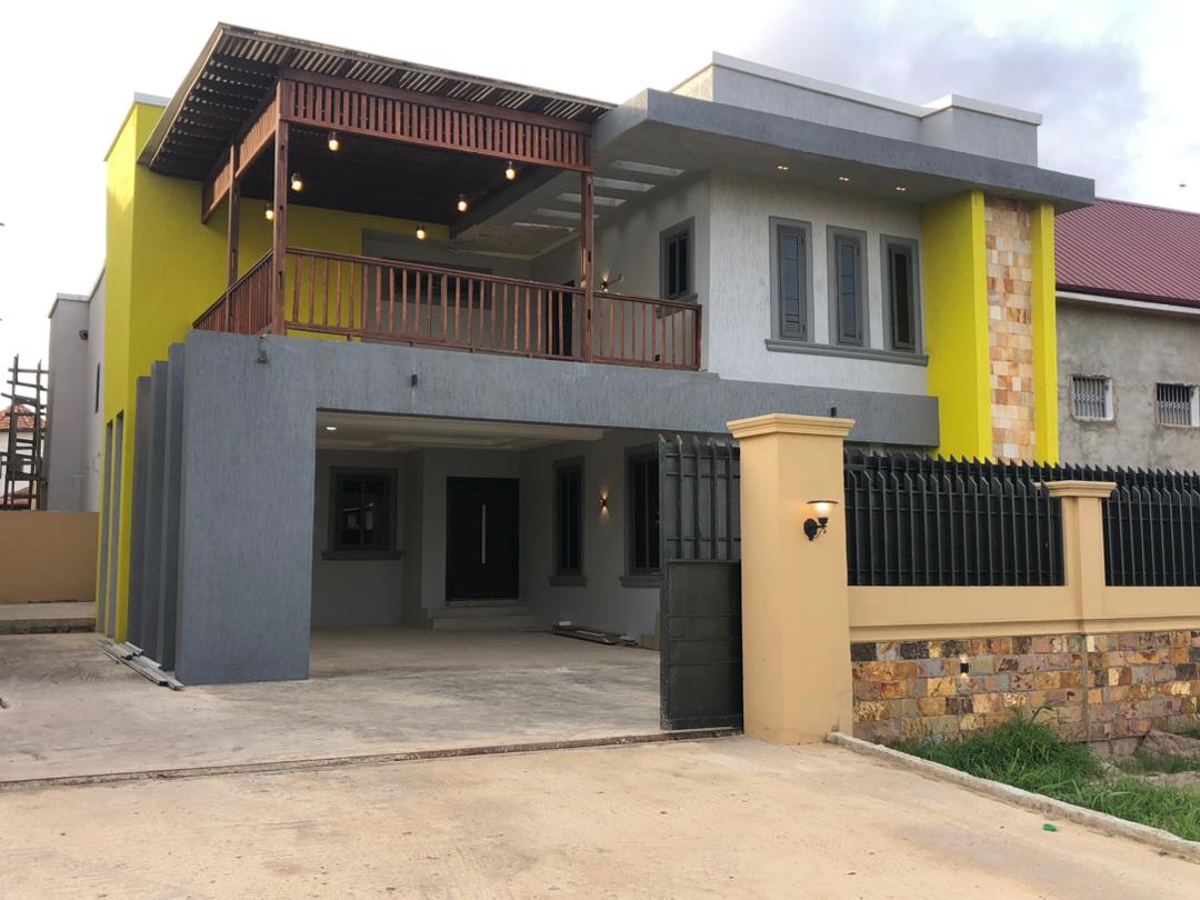 Semi-furnished Four 4-bedroom House for Rent at Tse Addo