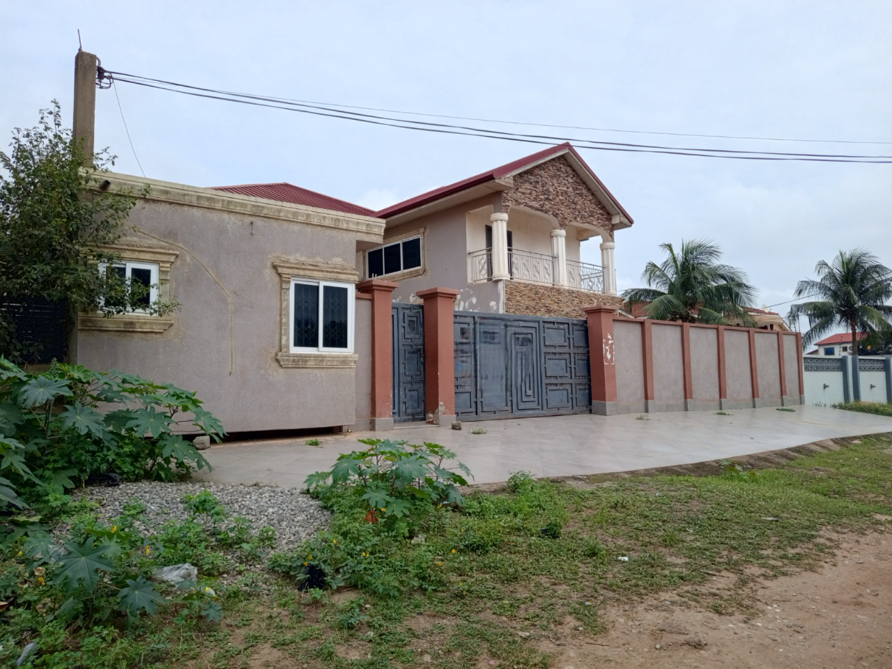 Seven (7) Bedroom House with a Boys' Quarters For Sale at Weija New Bortianor
