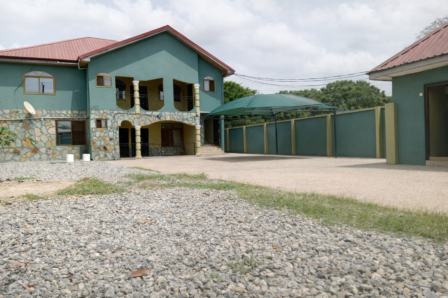 Six (6) Bedroom House For Sale at Pokuase Amanfrom