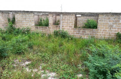 Six (6) Bedrooms Uncompleted Storey on Two Plot's of Land for Sale At Dawhenya