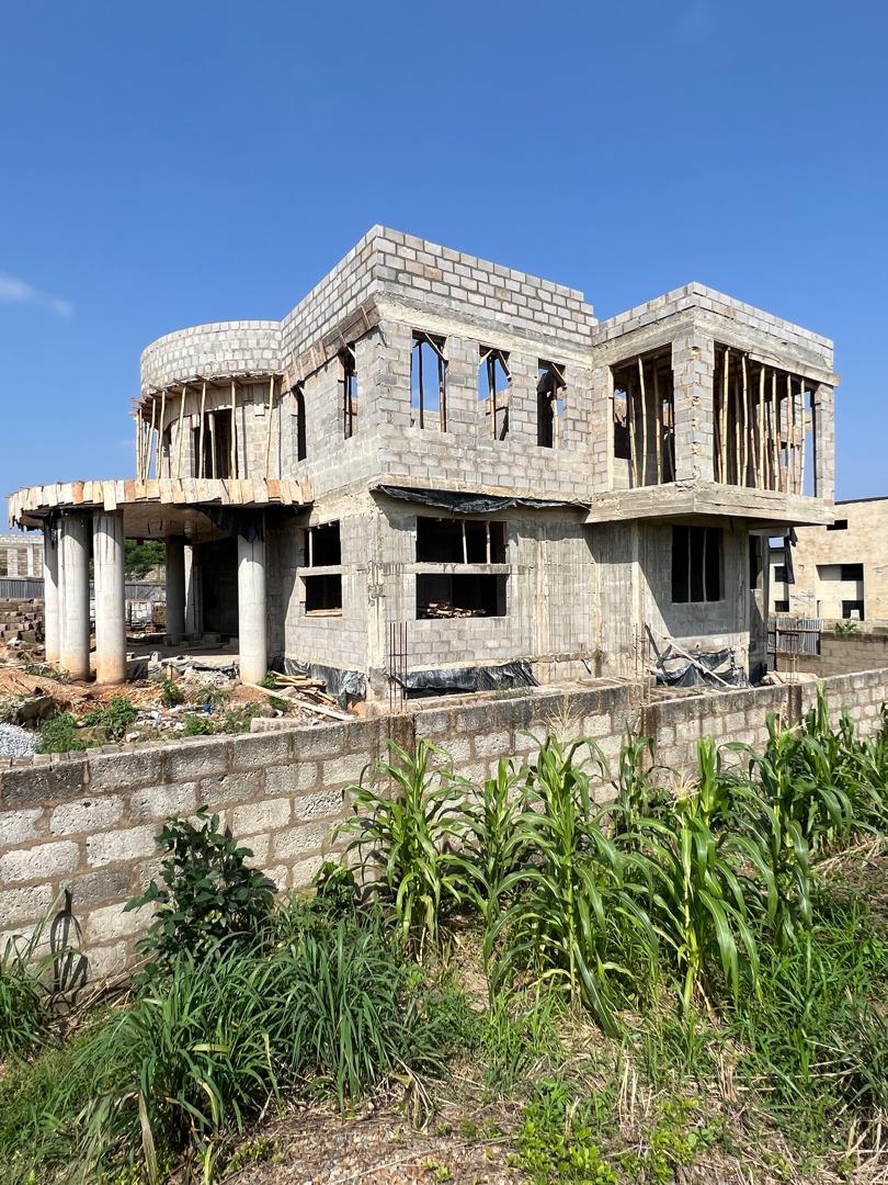 Uncompleted Four (4) Bedroom House For Sale at Kumasi Sokoban Ampabane Hills