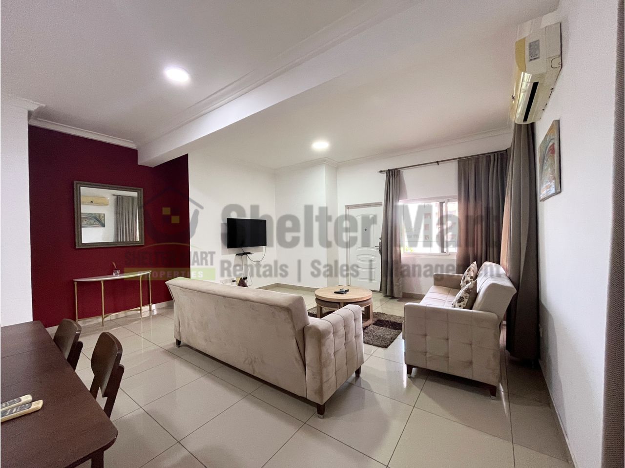 Three (3) Bedroom Apartments for rent at Cantonments (Fully Furnished)