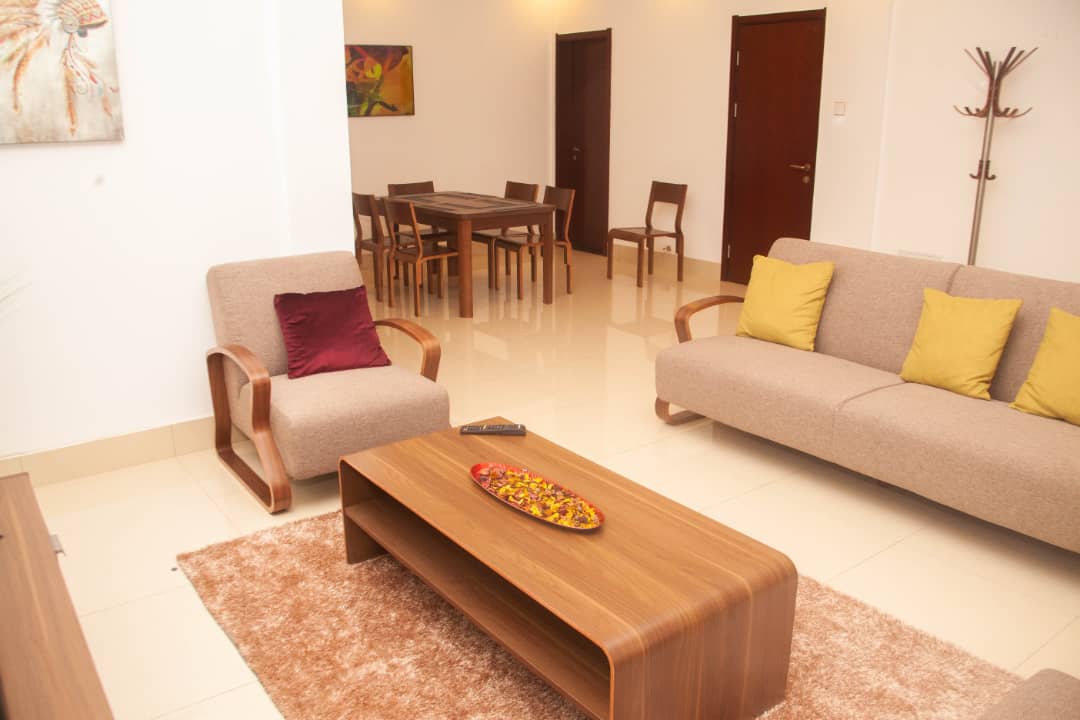 Three 3-Bedroom Furnished Apartment for Rent at Spintex