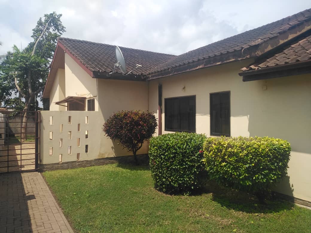Three (3) Bedroom House With 2-Bedroom Boys’ Quarters for Sale at Spintex