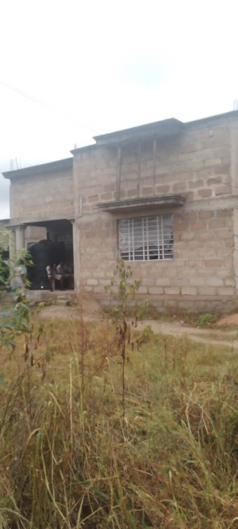 Three 3-Bedroom Uncompleted House for Sale at Amasaman