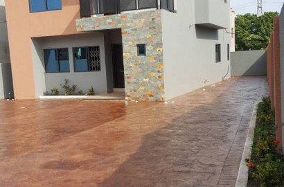 Three (3) Bedroom Unfurnished House With Boys Quarters for Rent at East Legon