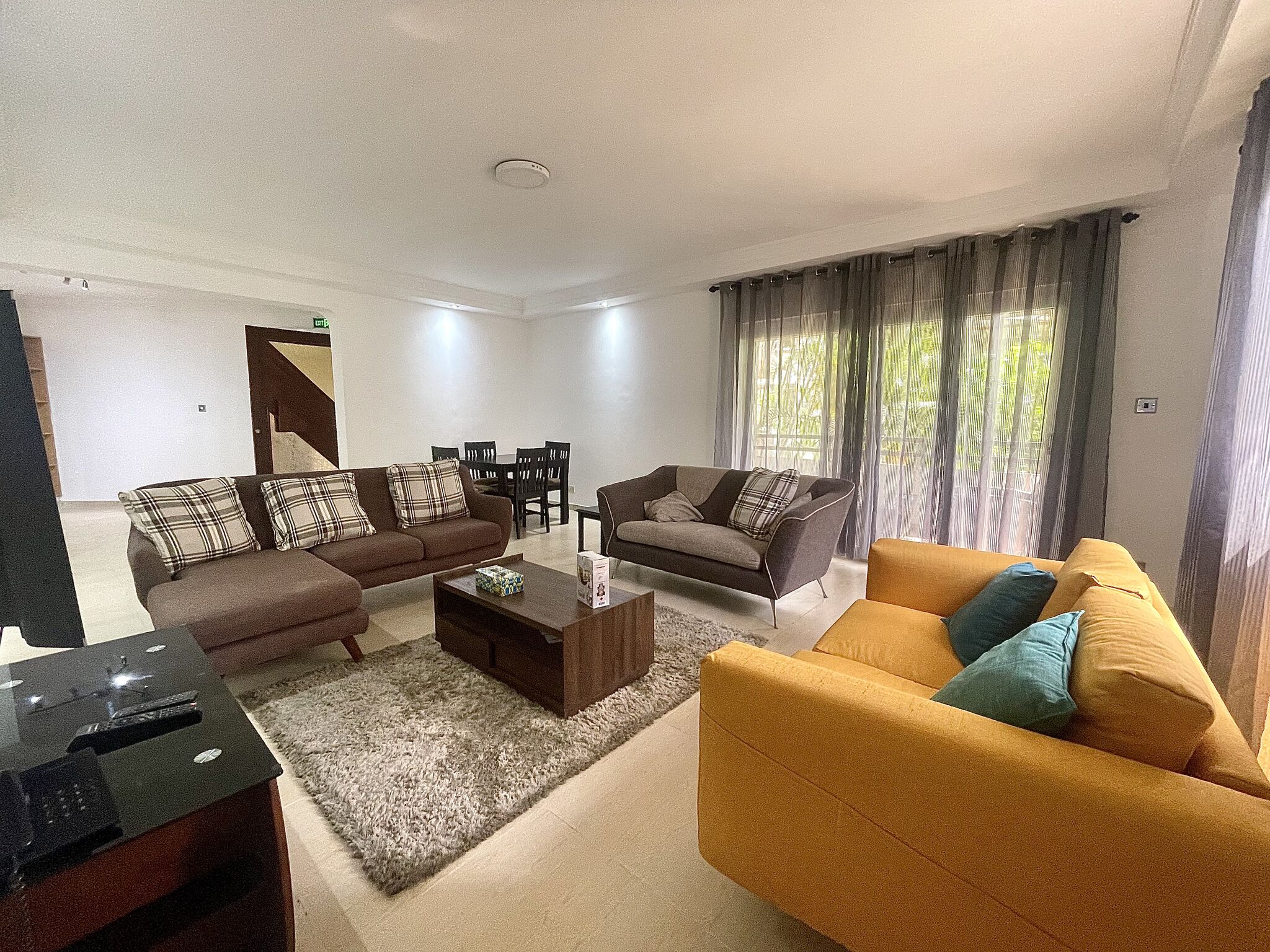 Three (3) Bedroom Fully Furnished Apartments For Rent at Airport Residential Area