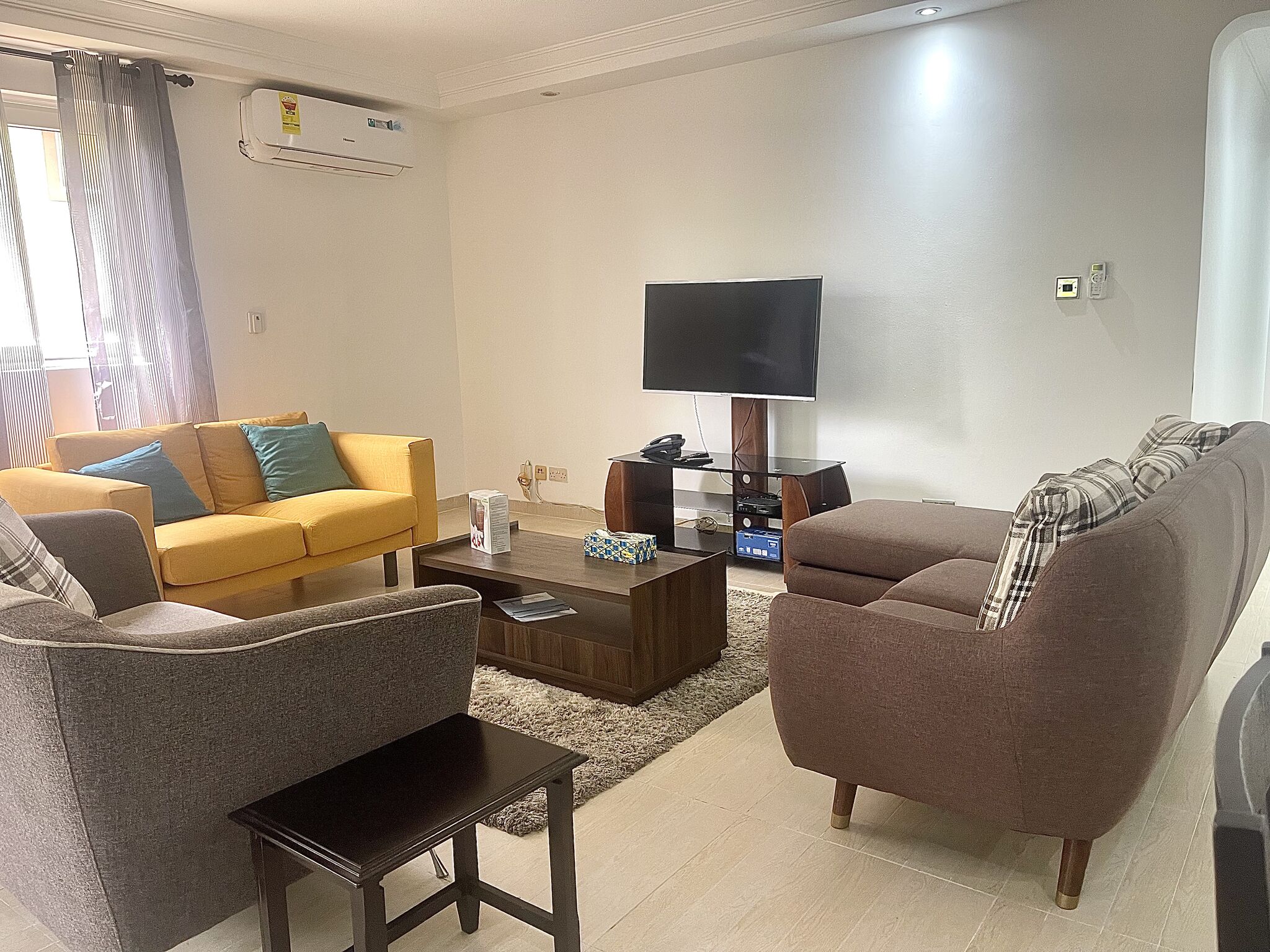 Three (3) Bedroom Fully Furnished Apartments For Rent at Airport Residential Area