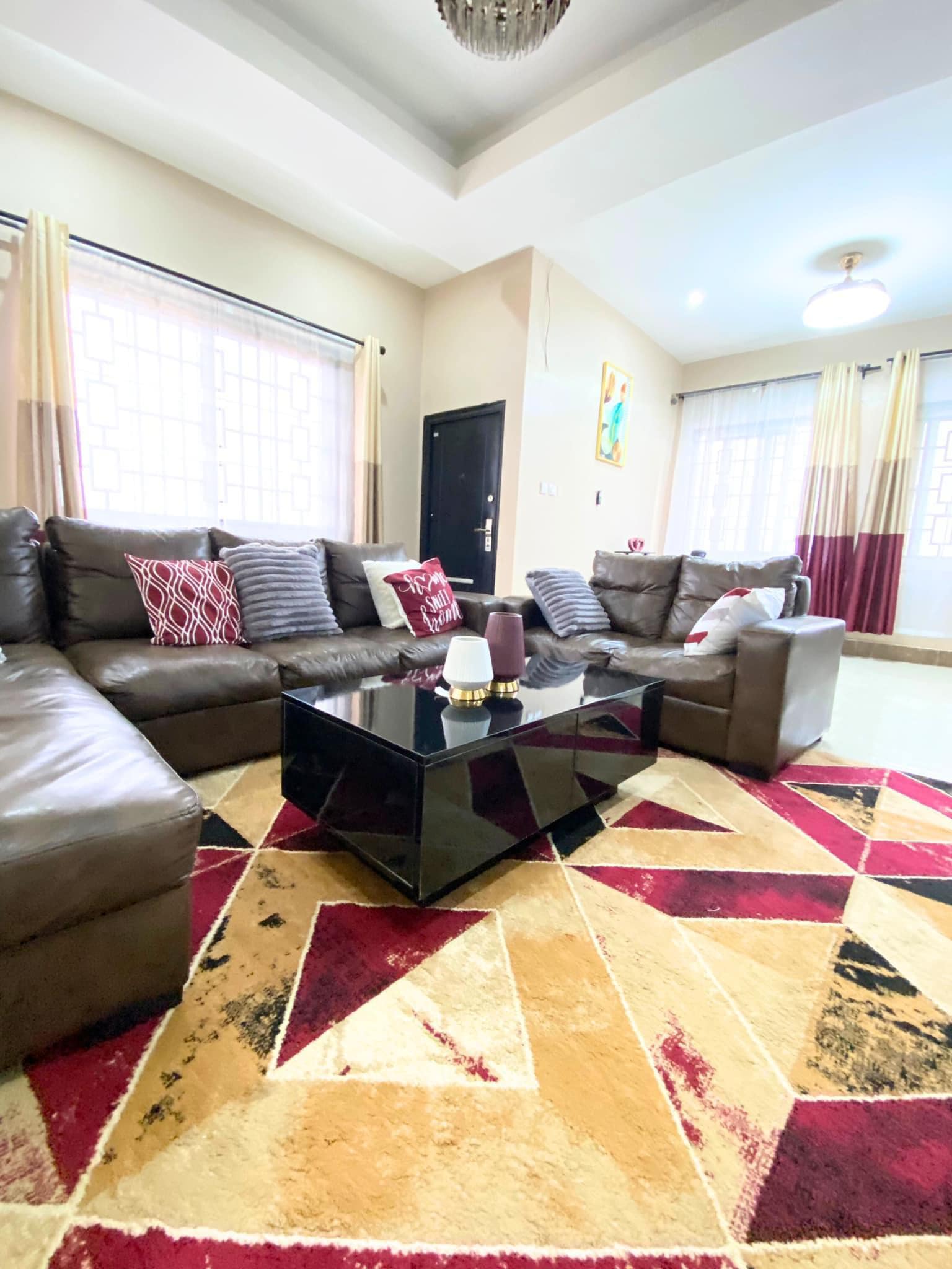 Three (3) Bedroom Fully Furnished Apartments for Rent at Tse Addo