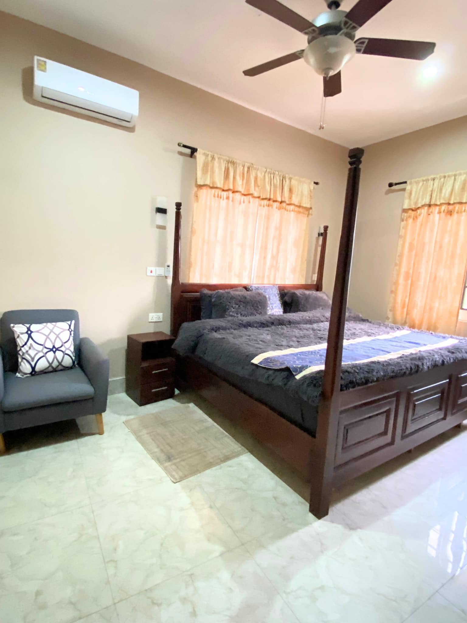 Three (3) Bedroom Fully Furnished Apartments for Rent at Tse Addo