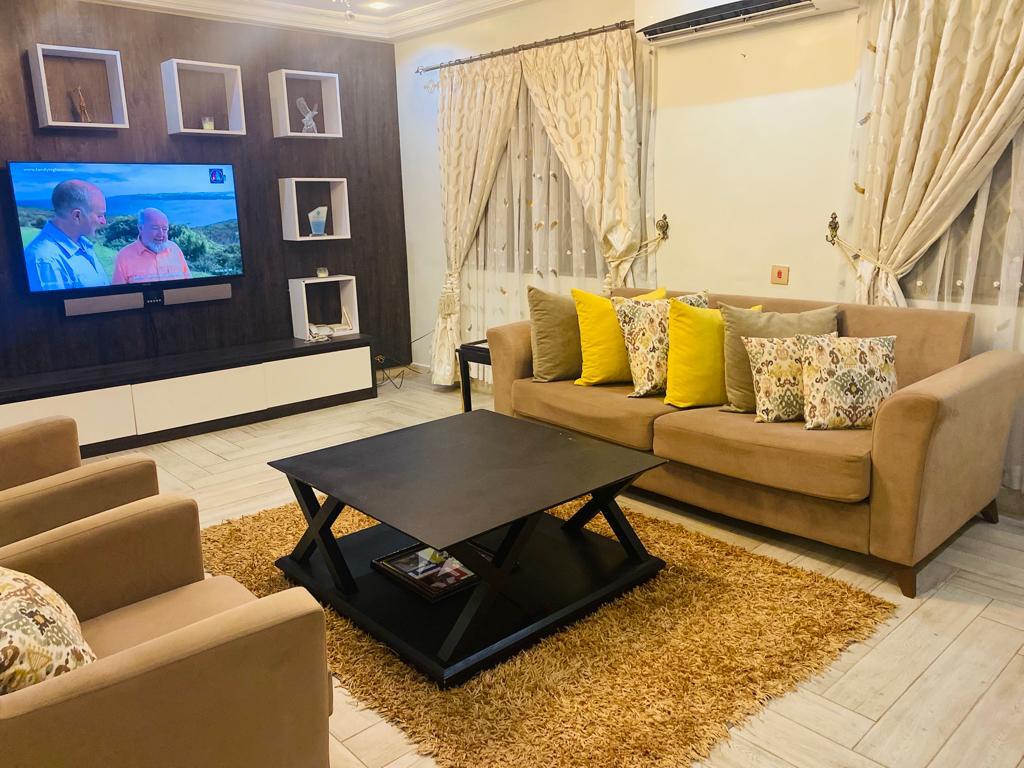 Three (3) Bedroom Fully Furnished House For Rent at Dansoman