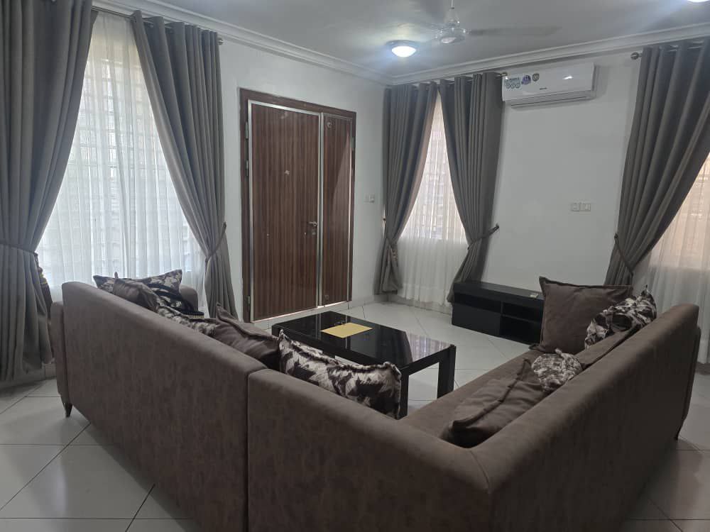 Three (3) Bedroom Fully Furnished House in a Gated Community For Rent at Achimota