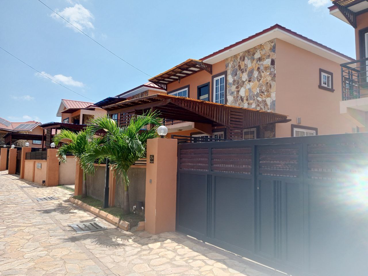 Three (3) Bedroom Fully Furnished House in a Gated Community For Rent at Achimota
