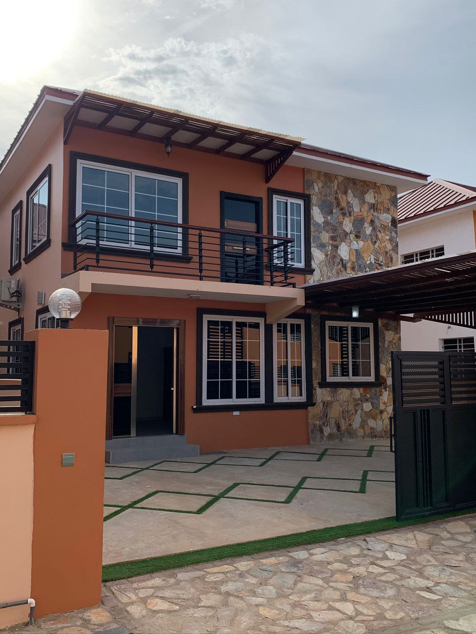 Three (3) Bedroom Fully Furnished House in a Gated Community For Rent at Achimota