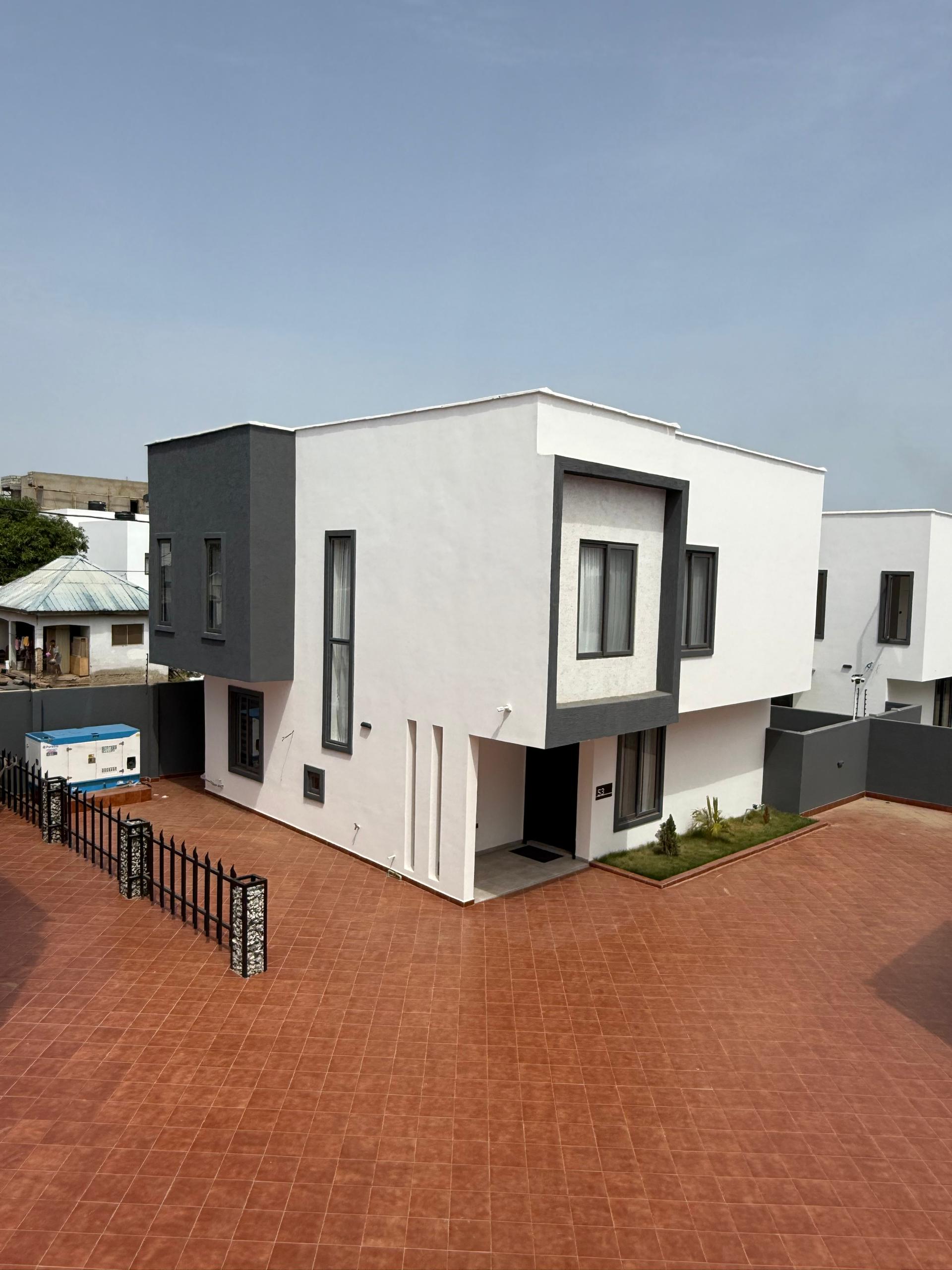 Three (3) Bedroom Fully Furnished Townhouse with Boys' Quarters For Rent at East Legon Adjiringanor 